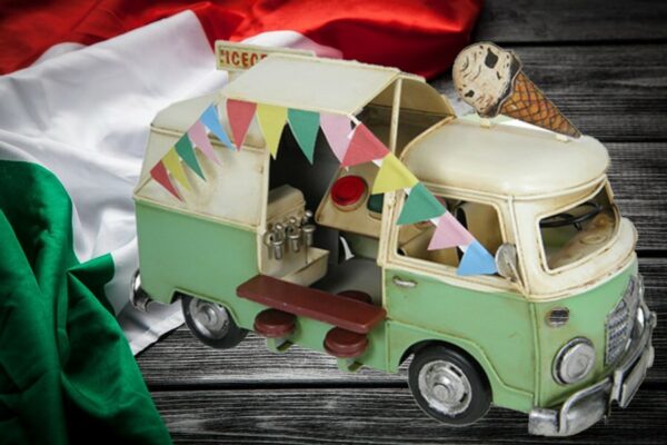 camioncino dei gelati vintage vendibile anche singolarmente misure cm 28x15.5x18 Bazaritalia Dal 2004 al servizio del cliente…fornitura gadget e souvenir personalizzati per negozianti