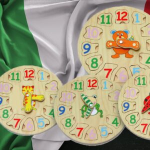 puzzle in legno per bambini 16pz 20cm